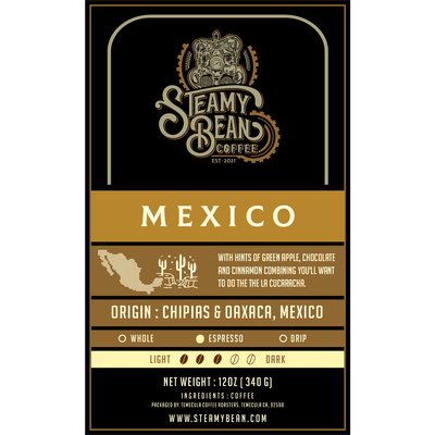 Steamy Bean Single Origin Mexico