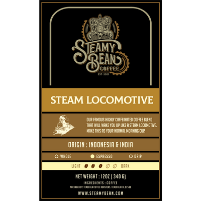 Steam Locomotive Medium Roast - Steamy Bean Coffee 
