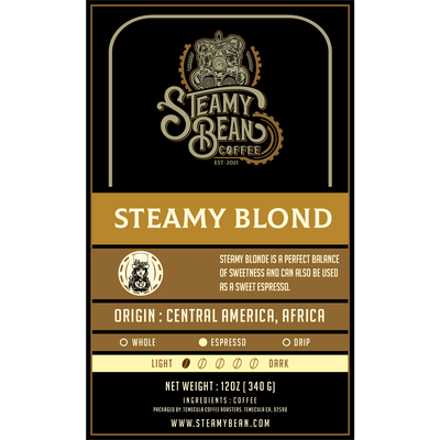 Steamy Blond Light Roast - Steamy Bean Coffee 